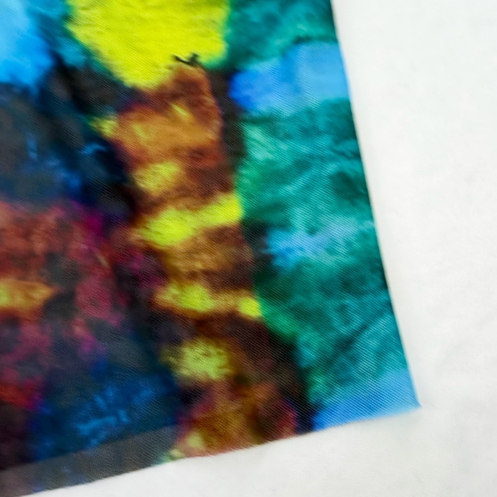 AMB DESIGNS Nuditee Second Skin Wearable Art Print Soft Mesh Sheer Long Sleeve - Picture 7 of 15